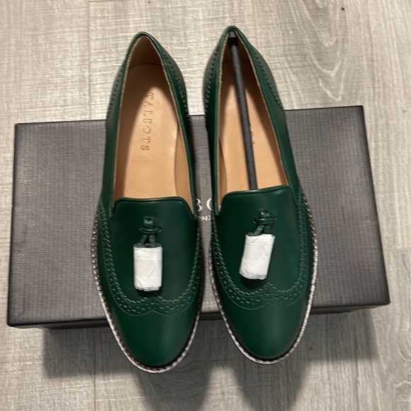 Green leather loafers - Size 6.5 - Talbots - NWT - Picture 6 of 6